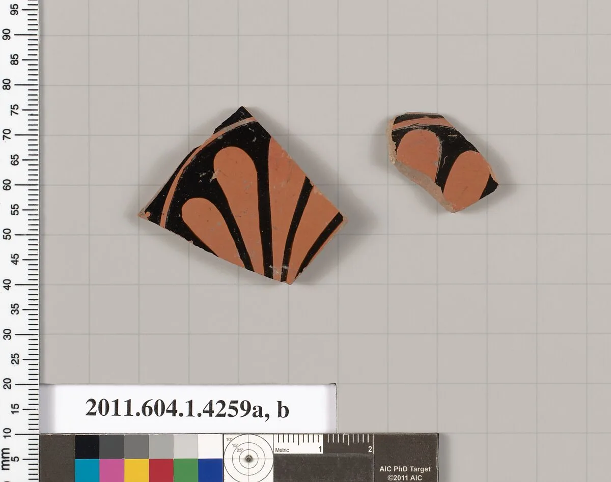 Terracotta fragments of kylikes (drinking cups) — Unknown