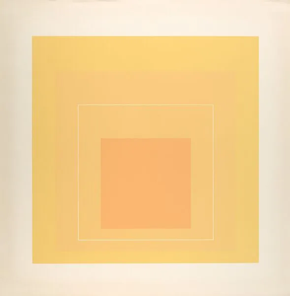 Proof for White Line Square series — Josef Albers|Gemini G.E.L.|Kenneth E. Tyler