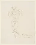 Standing Female Nude — Arpád de Késmárky