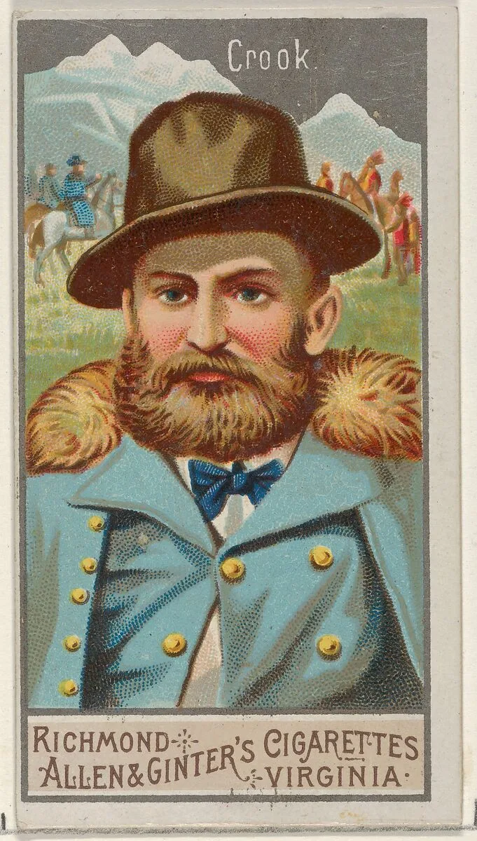 George R. Crook, from the Great Generals series (N15) for Allen & Ginter Cigarettes Brands — Allen & Ginter|George S. Harris & Sons