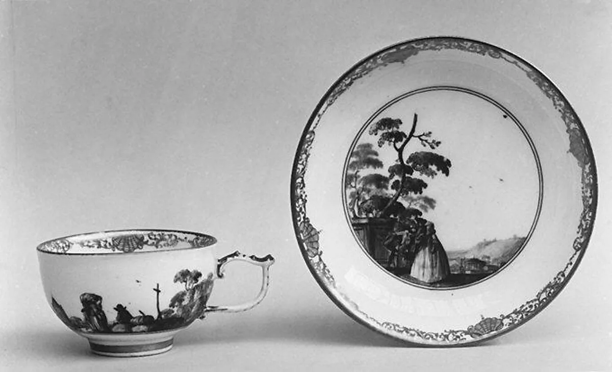 Cup and saucer — Meissen Manufactory