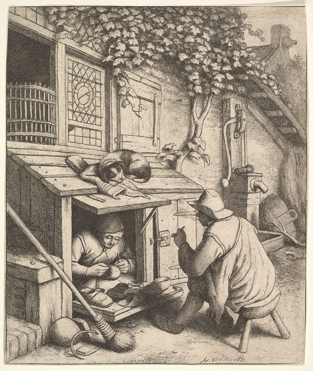 The Shoemaker — Adriaen van Ostade