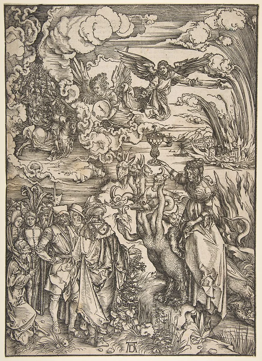 The Whore of Babylon from the Apocalypse — Albrecht Dürer