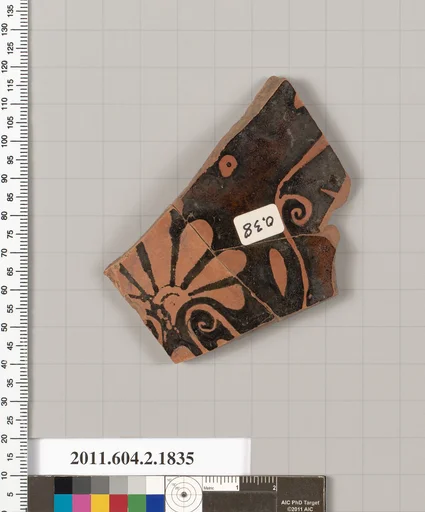 Terracotta fragment of a skyphos (deep drinking cup)
