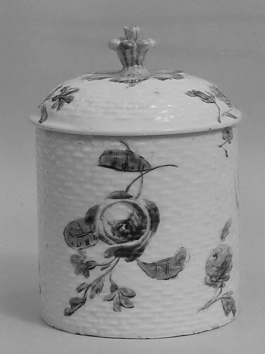 Toilet jar with cover — Mennecy
