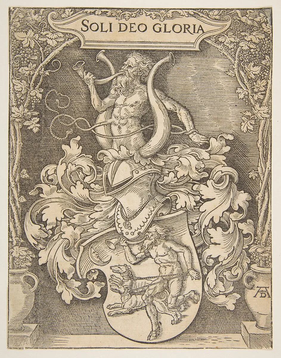 The Arms of Johann Tscherte — Albrecht Dürer