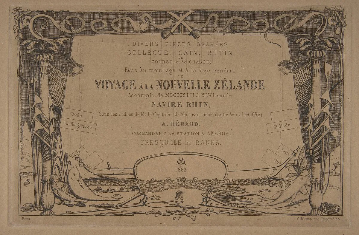 Cover: The Voyage to New Zealand (1842 - 46) — Charles Meryon