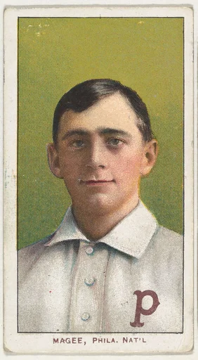 Magee, Philadelphia, National League, from the White Border series (T206) for the American Tobacco Company