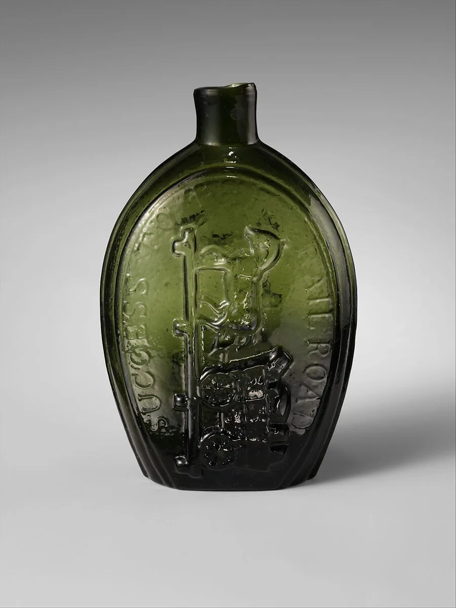 Flask — Mount Vernon Glass Works