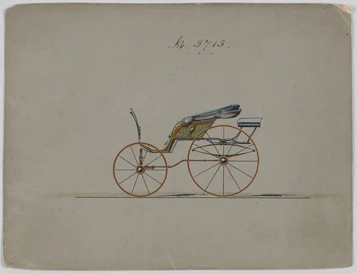Design for Pony Phaeton, no. 3713