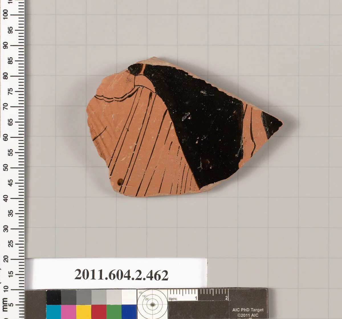Terracotta fragment of a column-krater (bowl for mixing wine and water) — Unknown