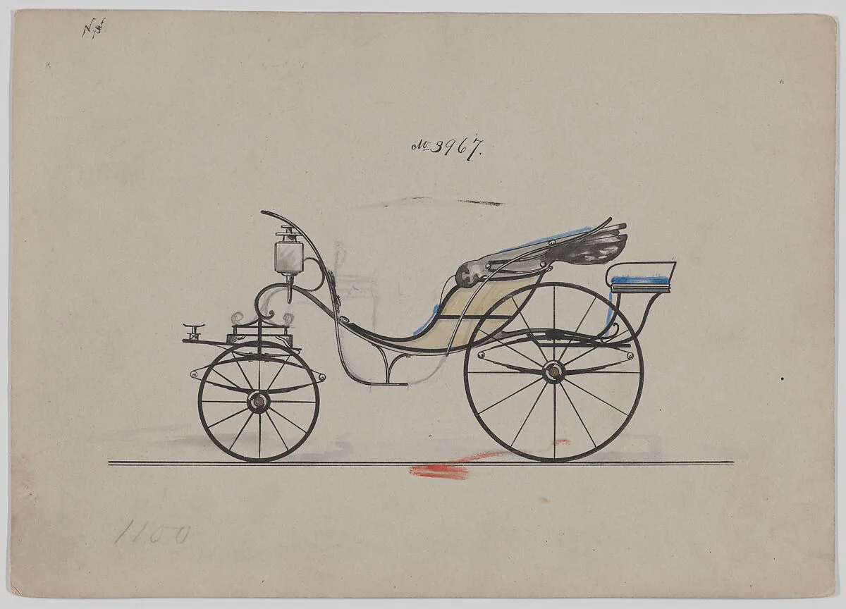Design for Pony Phaeton, no. 3967 — Brewster & Co.|Herman Stahmer