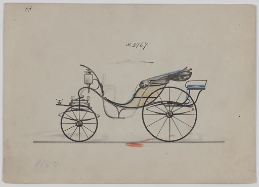 Design for Pony Phaeton, no. 3967
