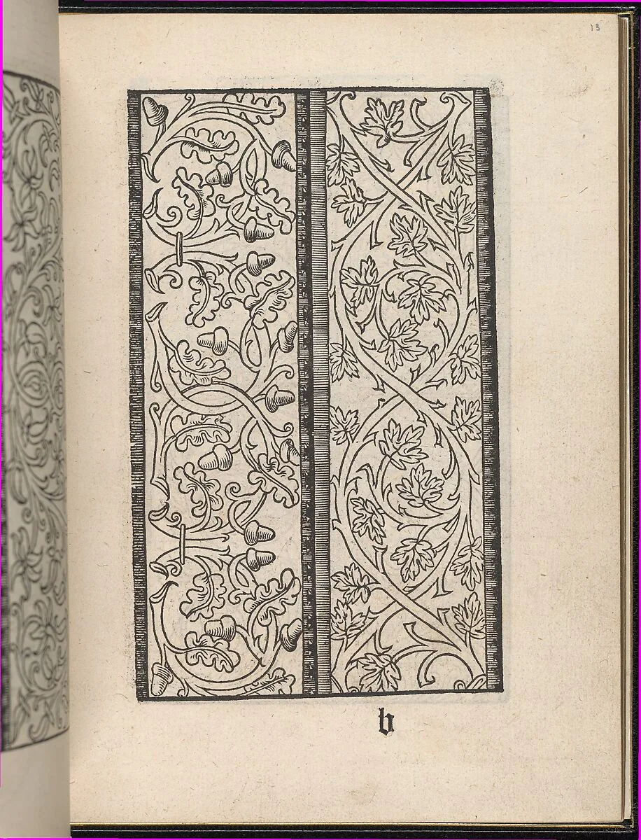 Page from Ein new kunstlich Modelbuch...(Page 13r) — Peter Quentel