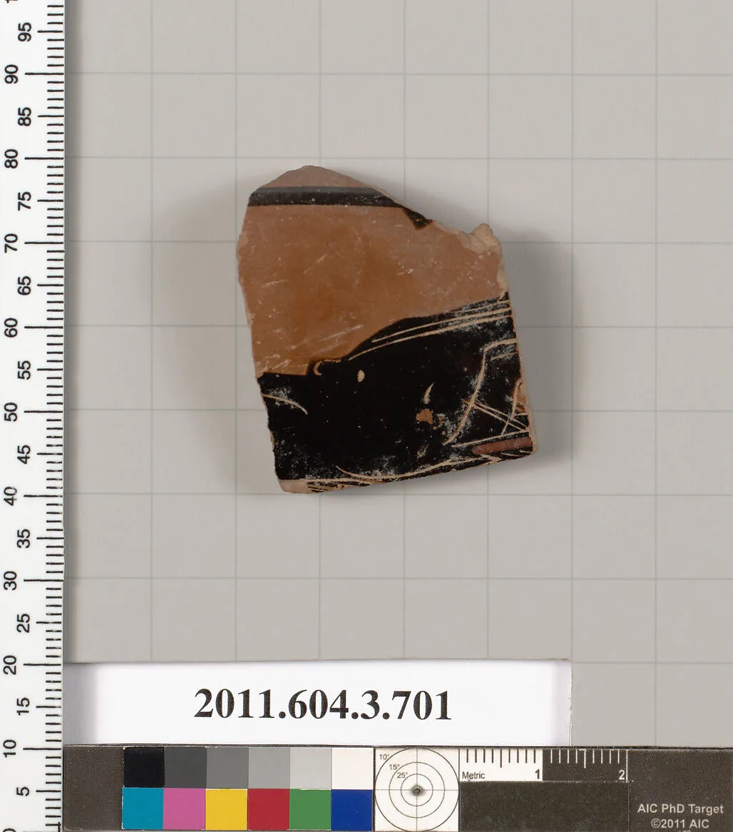 Terracotta fragment of a hydria (water jar) — Unknown