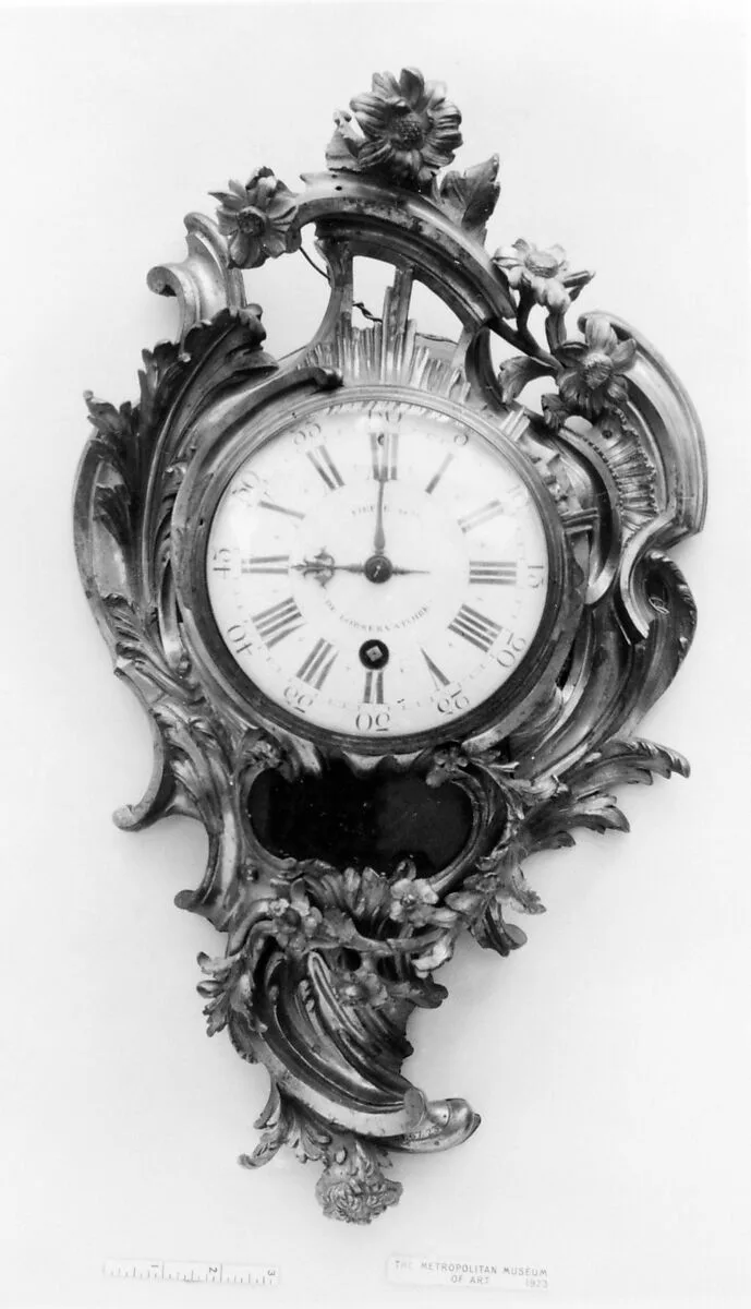 Wall clock (cartel) — Jean-Jacques Fieffé