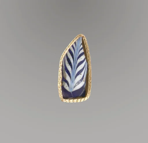 Glass bottle fragment