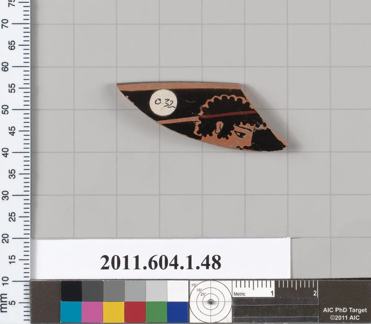 Terracotta rim fragment of a kylix (drinking cup) — Unknown