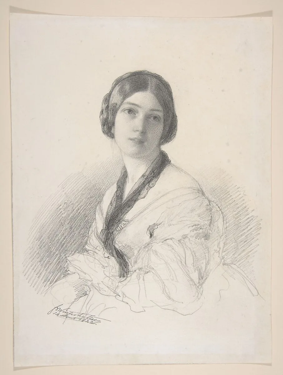 Portrait of Baroness Gudin, née Margareth Louis Hay — Franz Xaver Winterhalter