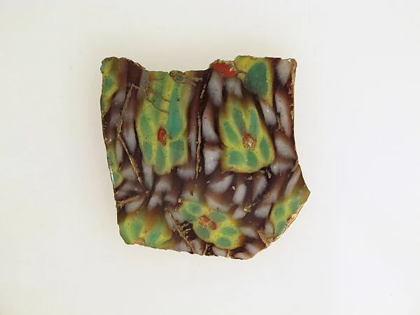 Mosaic glass fragment — Unknown