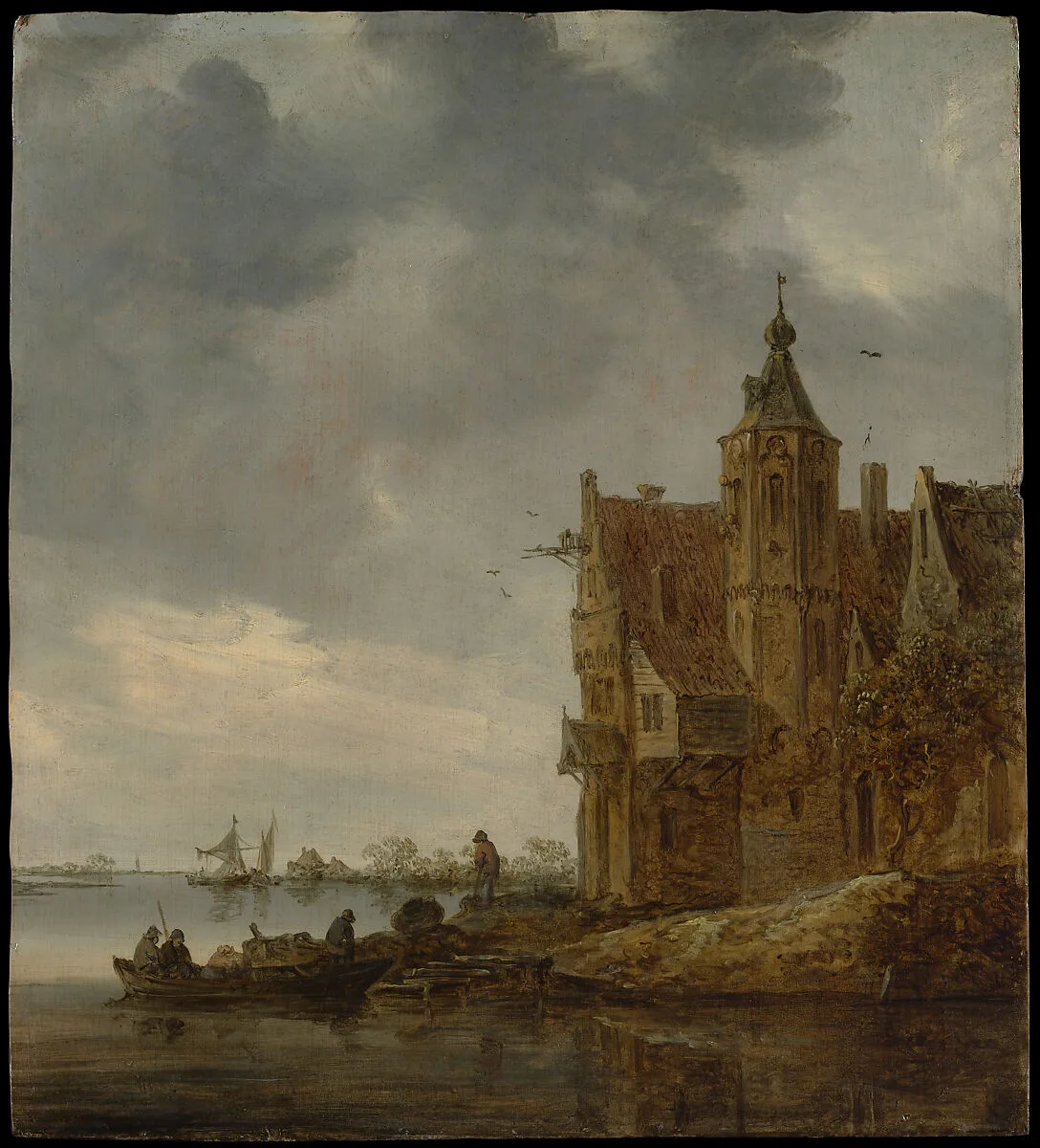 Country House near the Water — Jan van Goyen