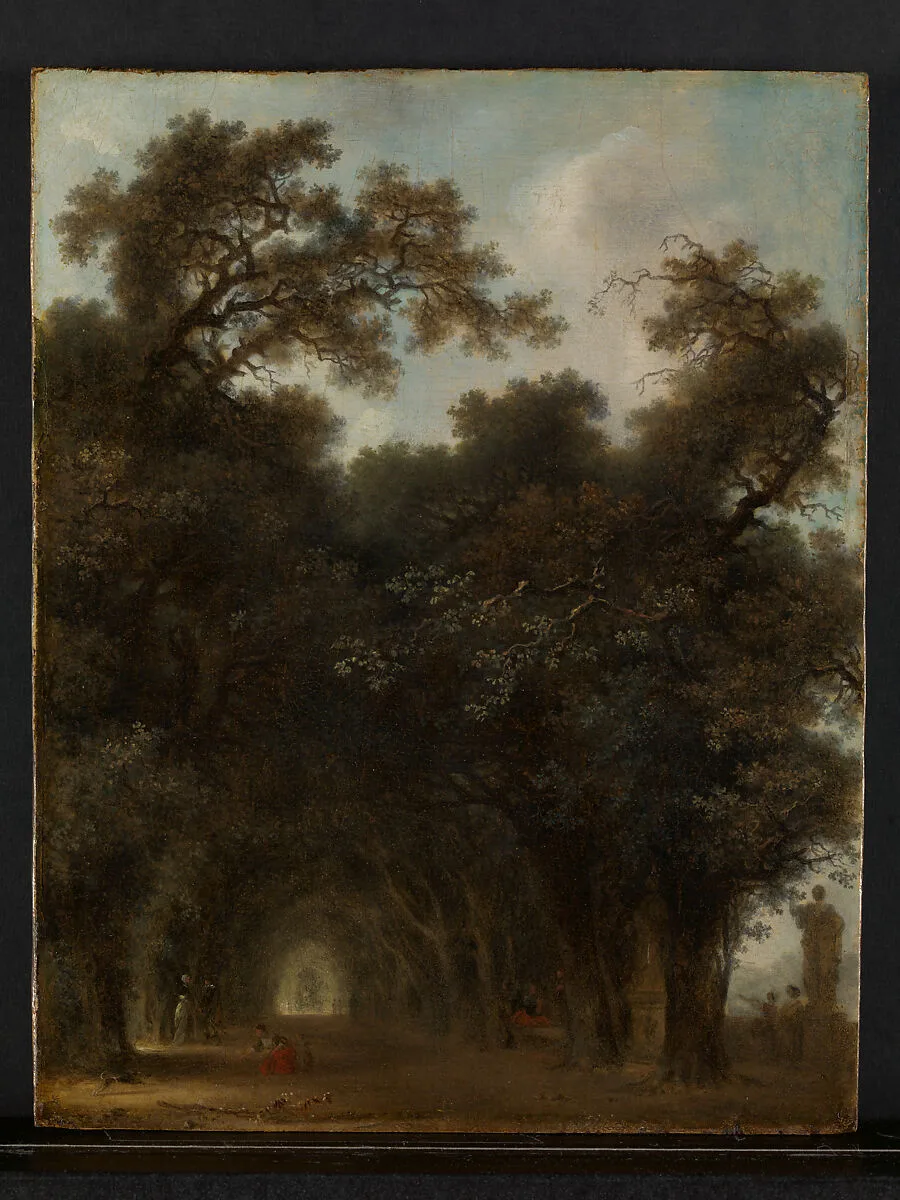 A Shaded Avenue — Jean Honoré Fragonard