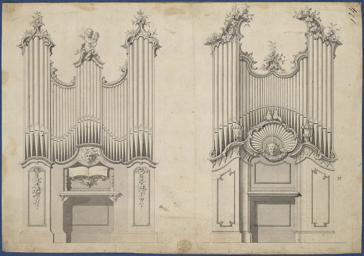 Chamber Organs, from Chippendale Drawings, Vol. II — Thomas Chippendale