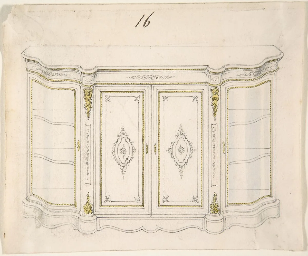 Cabinet Design — Anonymous, British, 19th century