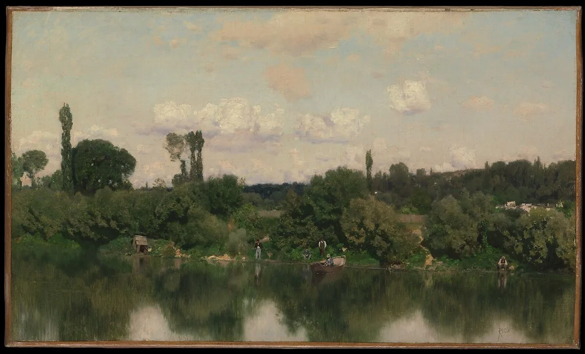 On the Seine — Martín Rico y Ortega