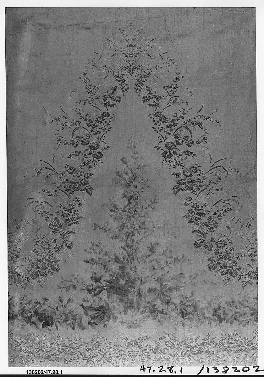 Panel for a dress — Unknown
