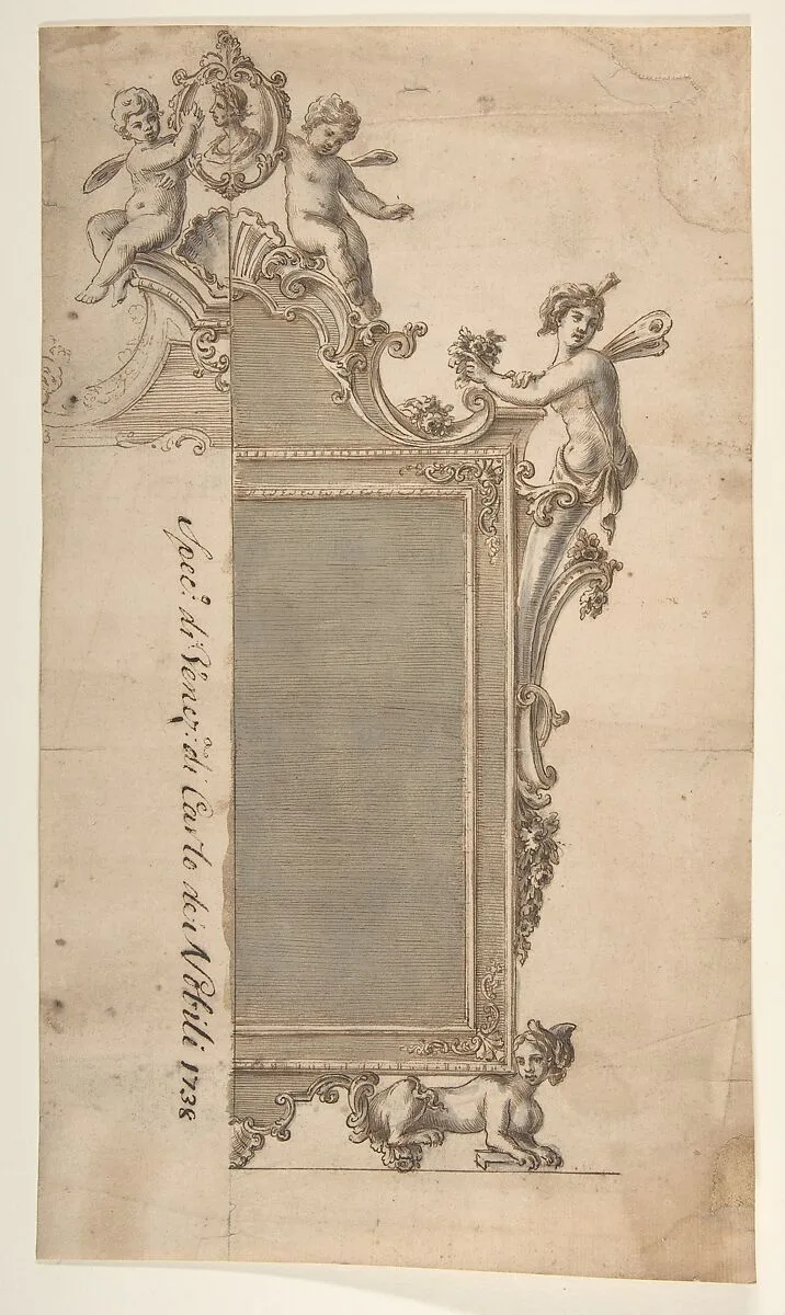 Design for Mirror Frame — Giovanni Battista Natali III
