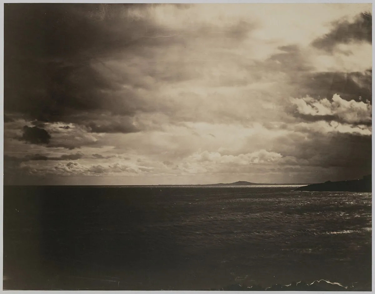 Mediterranean with Mount Agde — Gustave Le Gray