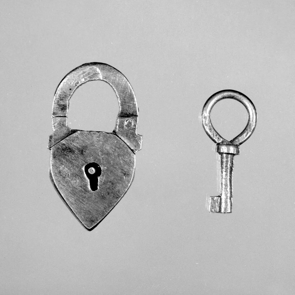 Padlock with key — Unknown