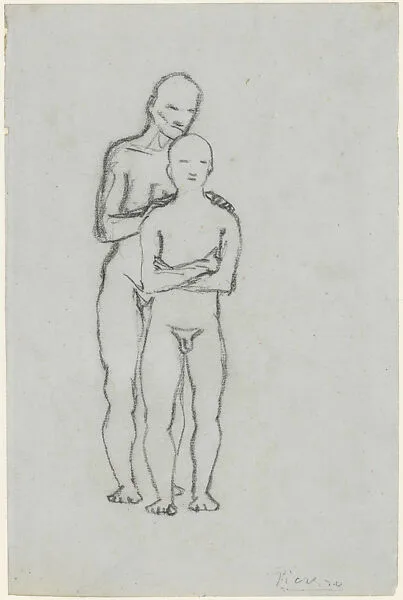 Old Man and Youth — Pablo Picasso