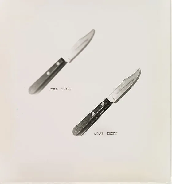 Dull Knife/Sharp Knife — William Wegman