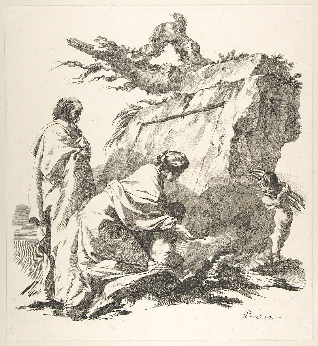 Flight Into Egypt — Jean-Baptiste Marie Pierre