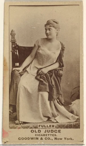 Fuller, from the Actors and Actresses series (N171) for Old Judge Cigarettes