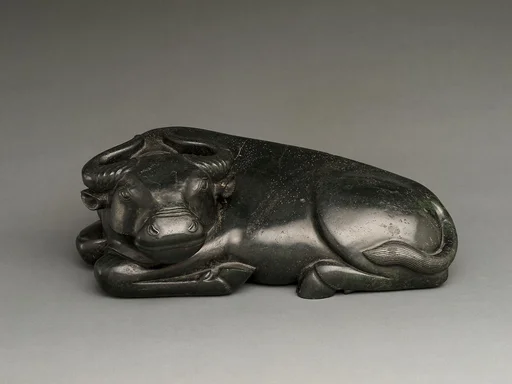 清　碧玉水牛|Water Buffalo