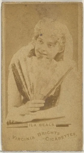 Ila Beals, from the Actors and Actresses series (N45, Type 1) for Virginia Brights Cigarettes
