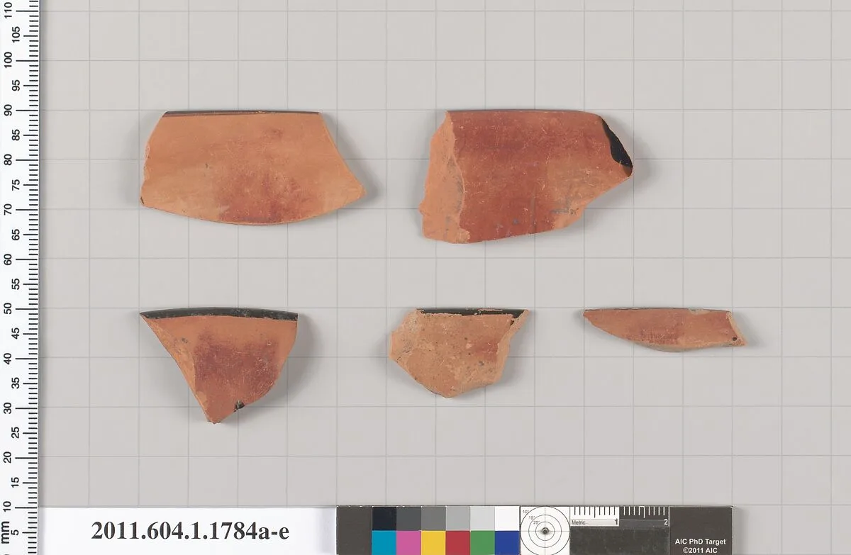 Terracotta rim fragments of kylikes(drinking cups) — Unknown