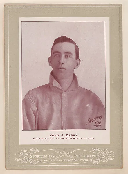 John J. Barry from Sporting Life Cabinets (W600) — Sporting Life