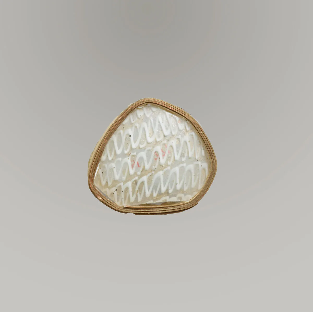 Glass network mosaic fragment — Unknown
