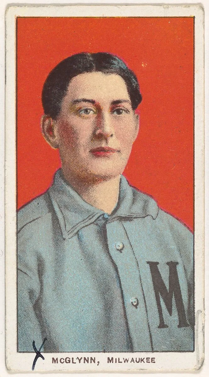 McGlynn, Milwaukee, American Association, from the White Border series (T206) for the American Tobacco Company — American Tobacco Company