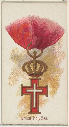 Christ, Holy See, from the World's Decorations series (N30) for Allen & Ginter Cigarettes