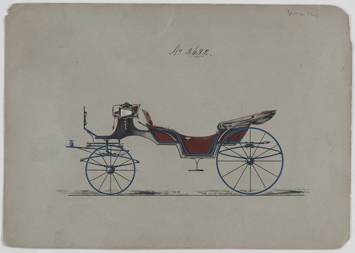 Design for Vis-à-vis, no. 3632 — Brewster & Co.