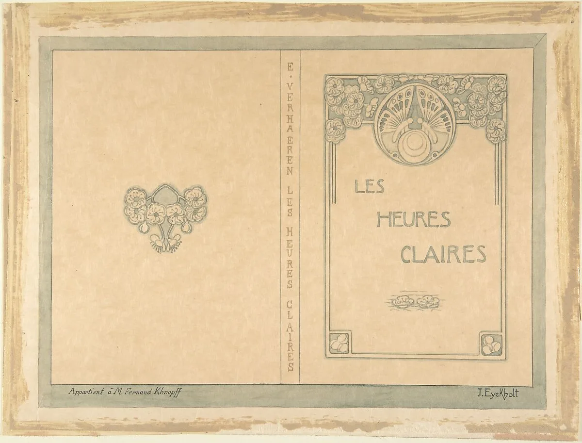 Design for "Les Heures Claires" by Emile Verhaeren — Julia Eyckholt