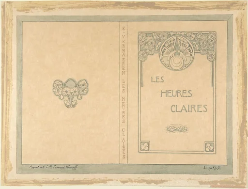 Design for "Les Heures Claires"  by Emile Verhaeren