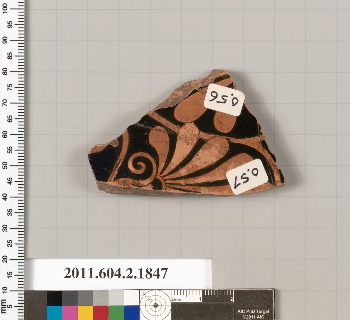 Terracotta fragment of a skyphos (deep drinking cup) — Unknown