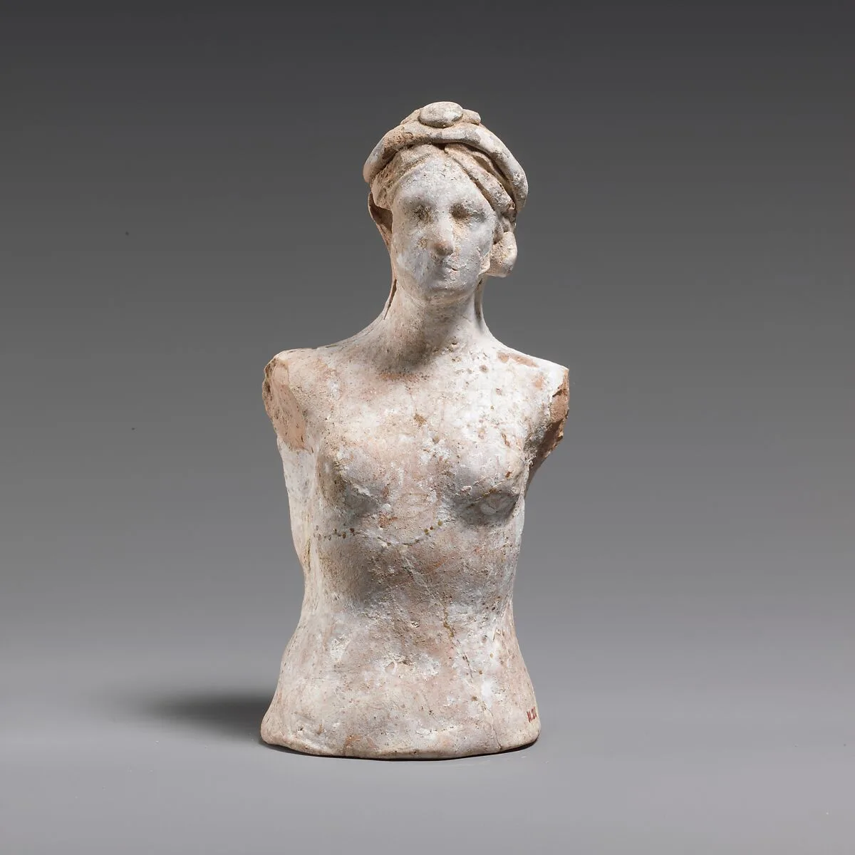 Terracotta bust of a woman — Unknown