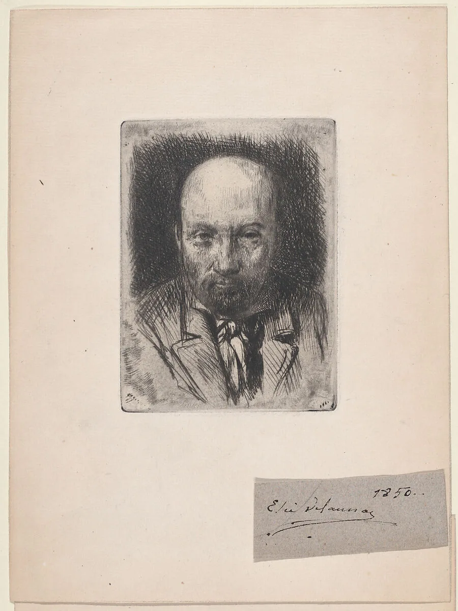 Self-portrait — Jules-Elie Delaunay|Jules-Elie Delaunay